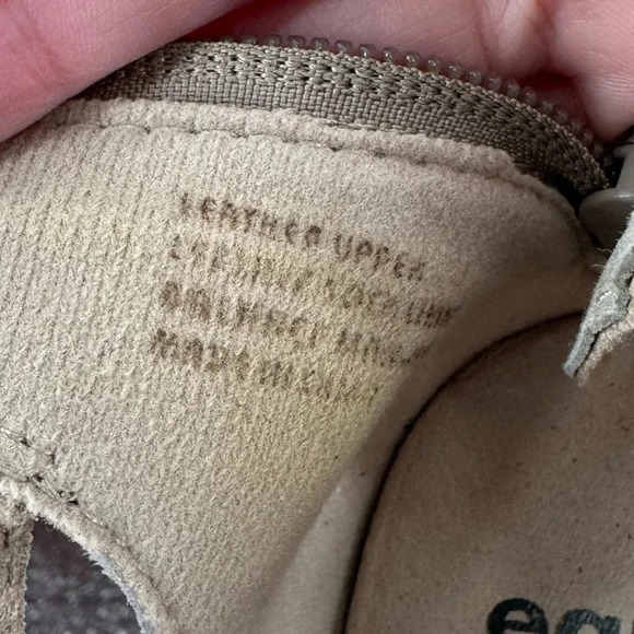 Earth womens platform sandals size 7.5 bronze leather beige suede Espadrilles - Picture 7 of 14